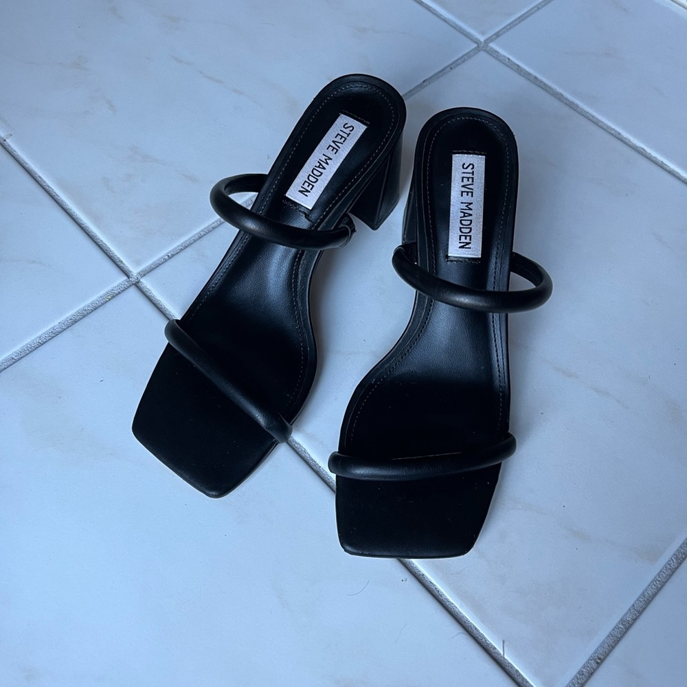 Steve Madden Lilah Black Heel